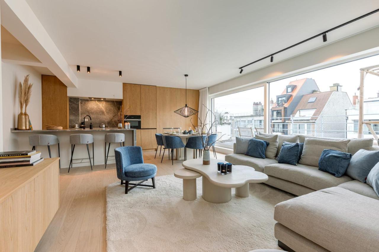 Luxurious Penthouse In The Shopping Street Of Knokke With A Rooftop Terrace Esterno foto