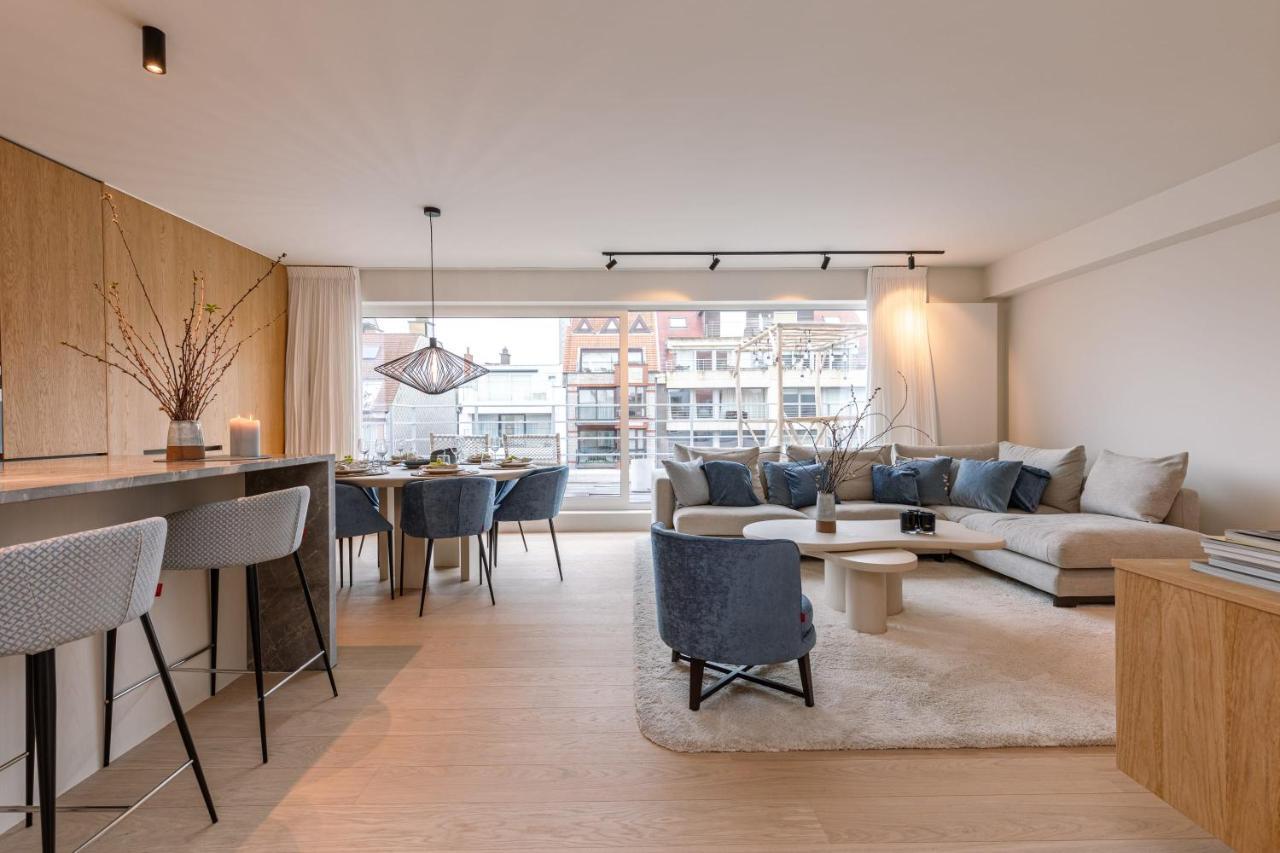 Luxurious Penthouse In The Shopping Street Of Knokke With A Rooftop Terrace Esterno foto